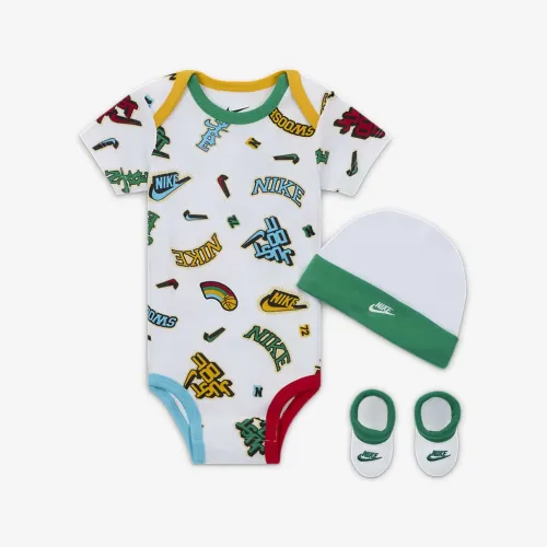Nike Baby (0-9M) 3-Piece Bodysuit набор цвет белый