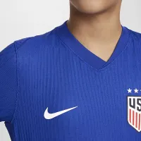 USWNT 2024 Match Away Big дитячі Nike Dri-FIT ADV Soccer Authentic Jersey блакитний