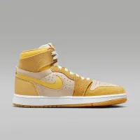 Nike Air Jordan 1 Zoom CMFT 2 женская Кроссовки Yellow