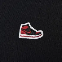 Nike Air Jordan 1 Big дитячі Patch футболка колір чорний