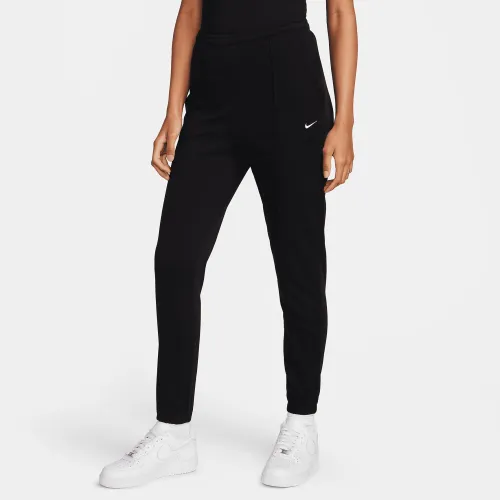 Nike Sportswear Chill Terry жіноча Slim З високою талією French Terry Sweatpants колір чорний
