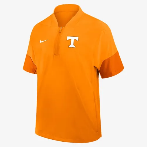 Tennessee Sideline Coach чоловічі Nike College 1/2-Zip Short-Sleeve Hooded Куртка Orange