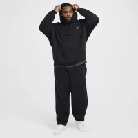 Nike Club Fleece мужские оверсайз French Terry Pullover Толстовка с капюшоном цвет черный