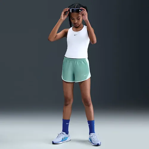 Nike Tempo Big детские (Girls') Dri-FIT Running шорты цвет зеленый