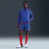 FC Barcelona Strike Home чоловічі Nike Dri-FIT Soccer Anthem Куртка блакитний