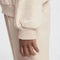 Nike Little детские 2-Piece Cozy Monogram Print набор цвет коричневый