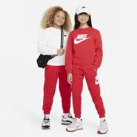 Nike Club Fleece Big дитячі Joggers колір червоний