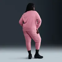 Nike Sportswear Club Fleece жіноча Crew-Neck світшот (великі розміри) Pink