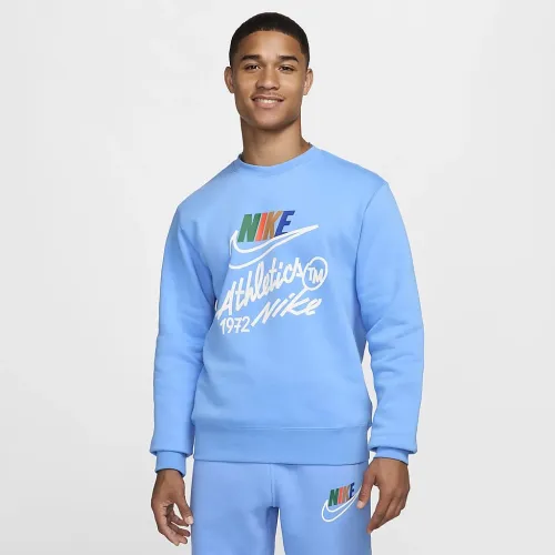 Nike Club Fleece чоловічі Crew блакитний