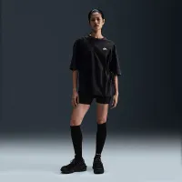 Nike Sportswear Essential жіноча оверсайз футболка колір чорний