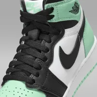 Nike Air Jordan 1 High OG Big детские Кроссовки цвет белый