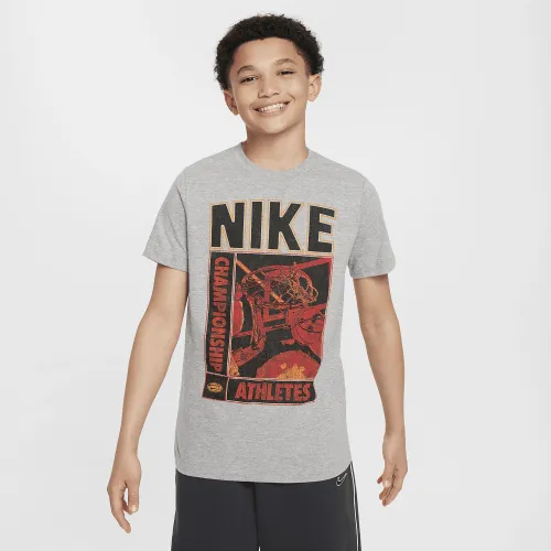 Nike Sportswear Big дитячі Crew-Neck футболка колір сірий