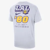 Los Angeles Lakers Courtside чоловічі Nike NBA футболка колір білий