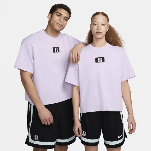Nike Sabrina жіноча Boxy баскетбольні Tee Purple