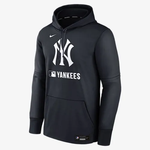 New York Yankees Authentic Collection мужские Nike Therma MLB Pullover Толстовка с капюшоном синий