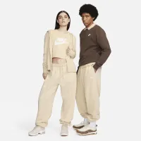 Nike Sportswear Club Fleece жіноча Mid-Rise оверсайз Sweatpants колір коричневий