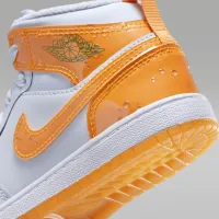 Nike Jordan 1 Mid SE Little дитячі Кросівки колір сірий