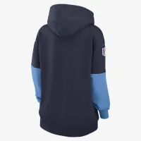 Tennessee Titans Sideline Essential женская Nike NFL Pullover Толстовка с капюшоном синий