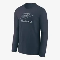 Nike Swoosh Big дитячі Football Long-Sleeve футболка блакитний