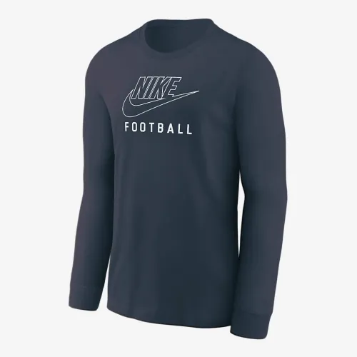 Nike Swoosh Big детские Football Long-Sleeve футболка синий