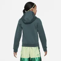 Nike Big дитячі (Girls') Therma-FIT баскетбольні Толстовка з капюшоном колір зелений