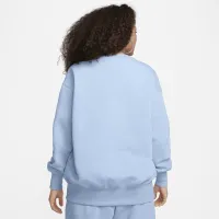 Nike Sportswear Phoenix Fleece женская оверсайз Crew-Neck свитшот синий