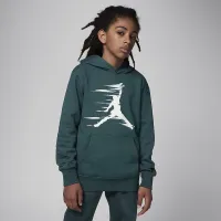 Nike Jordan MJ Flight MVP Big дитячі Fleece Pullover Толстовка з капюшоном колір зелений