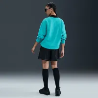 Nike Sportswear Club Fleece жіноча Loose Crew-Neck світшот колір зелений