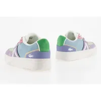 Кроссовки Lacoste Leather and Suede Colour-Block 743SFA0073-AMK - разноцветная