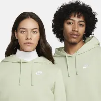 Nike Sportswear Club Fleece женская Pullover Толстовка с капюшоном цвет зеленый