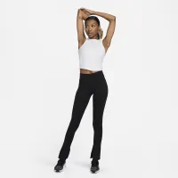Nike One Fitted жіноча Dri-FIT Cropped Tank Top колір білий