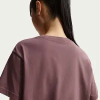 Nike Sportswear женская оверсайз Short-Sleeve футболка цвет фиолетовый