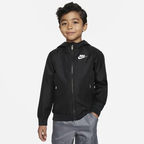 Nike Sportswear Windrunner Little детские Full-Zip Куртка цвет черный