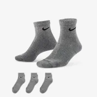 Nike Everyday Plus Cushioned тренировочные Ankle носки (3 пары) цвет серый
