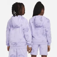 Nike Sportswear Club Fleece Big дитячі Pullover Толстовка з капюшоном колір фіолетовий