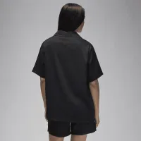 Nike Jordan жіноча Woven Solid Top колір чорний