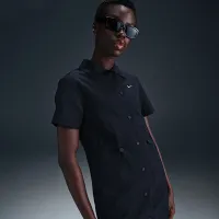Nike Sportswear Everything Wovens жіноча Short-Sleeve Mini Костюм колір чорний