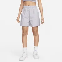 Nike Sportswear Everyday Modern женская С высокой Талией Woven шорты цвет фиолетовый