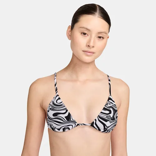 Nike Swim Swirl женская String Bikini Top цвет черный