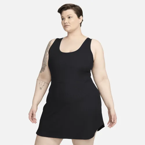 Nike One жіноча Dri-FIT Костюм (великі розміри) колір чорний