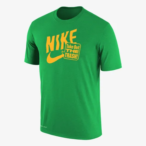 Nike мужские Dri-FIT для гольфа футболка цвет зеленый