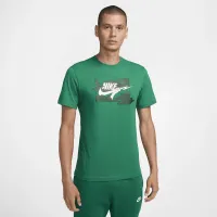 Nike Club мужские футболка цвет зеленый