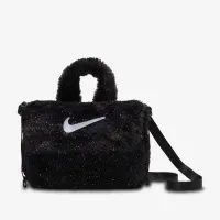 Nike Big детские Faux Fur Crossbody сумка (1L) цвет черный