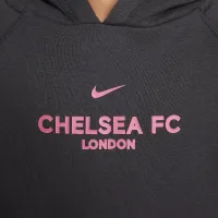 Chelsea FC Third Big детские Nike Soccer Pullover Толстовка с капюшоном цвет серый