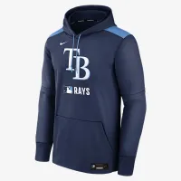 Tampa Bay Rays Authentic Collection чоловічі Nike Therma MLB Pullover Толстовка з капюшоном блакитний