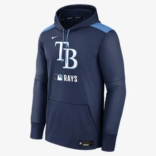 Tampa Bay Rays Authentic Collection чоловічі Nike Therma MLB Pullover Толстовка з капюшоном блакитний
