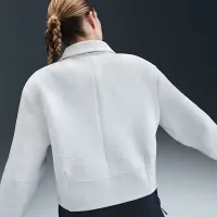 Nike Sportswear Tech Fleece женская Tailoцвет красный Куртка цвет серый