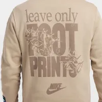 Nike Sportswear Club мужские Fleece Pullover Толстовка с капюшоном цвет коричневый