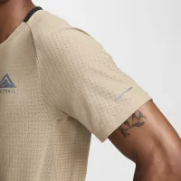 Nike Trail Solar Chase мужские Dri-FIT Short-Sleeve Running Top цвет коричневый