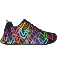 Кросівки Жіночі Skechers UNO LIGHT HEART OF HEARTS (177977-BKMT)